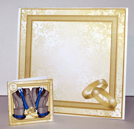 Mr and Mr Blank Wedding Insert by Kristina Norbat