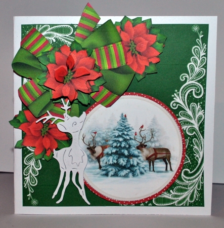 CU Vintage Poinsettias by Kristina Norbat