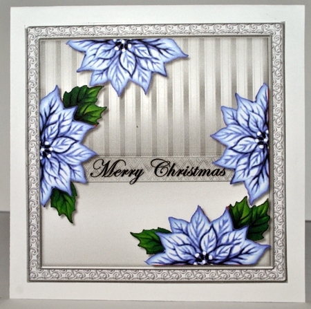 Insert Christmas Poinsettias 3 by Kristina Norbat