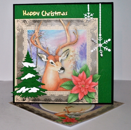 Beautiful Reindeer Painting 8x8 Mini Kit  by Kristina Norbat