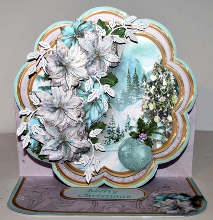 Mountain Christmas - Petal Easel Card Mini Kit by Kristina Norbat