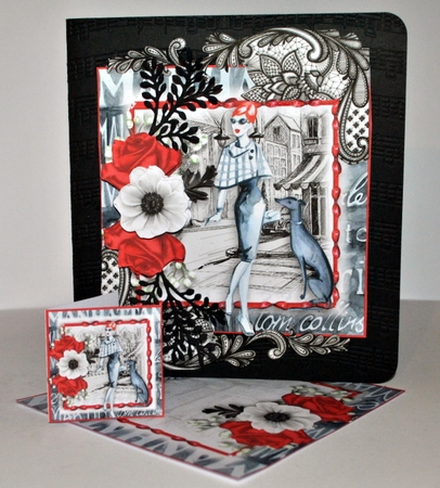 A Day Trip Card Front Kit by Kristina Norbat