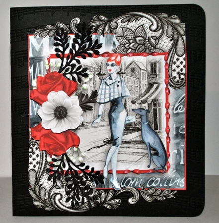 A Day Trip Card Front Kit by Kristina Norbat