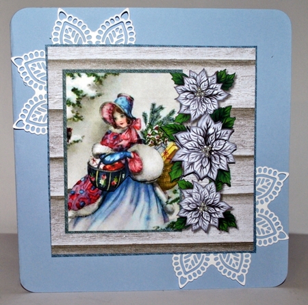 Card Topper Vintage Christmas by Kristina Norbat