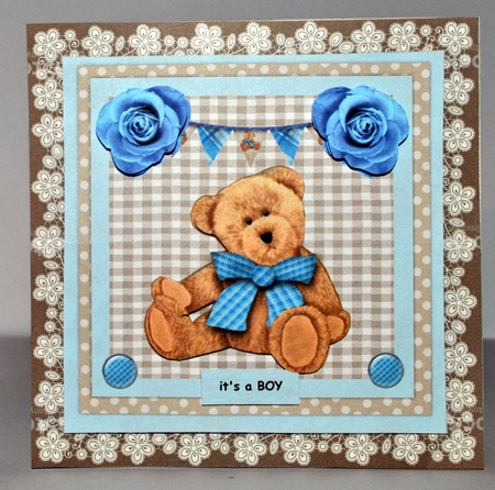 New baby Boy Quick card by Kristina Norbat