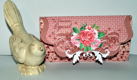 Rose Gold Floral Voucher 4 by Kristina Norbat