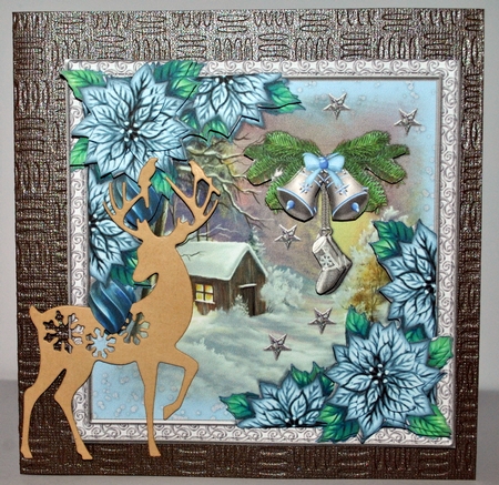 Winter Cabin In The Snow Mini Kit Christmas by Kristina Norbat