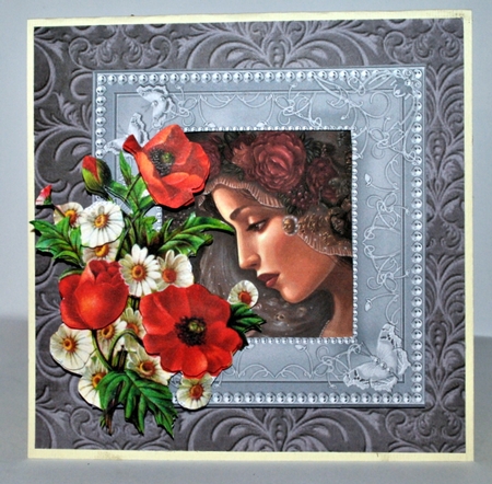 Poppy Decoupage by Kristina Norbat
