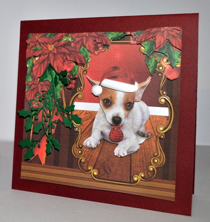 Christmas Jack Russell by Kristina Norbat