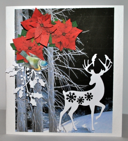 Poinsettia Decoupage by Kristina Norbat