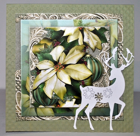 Cream Poinsettia Mini Kit by Kristina Norbat
