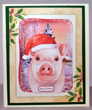 Festive Pig by Kristina Norbat