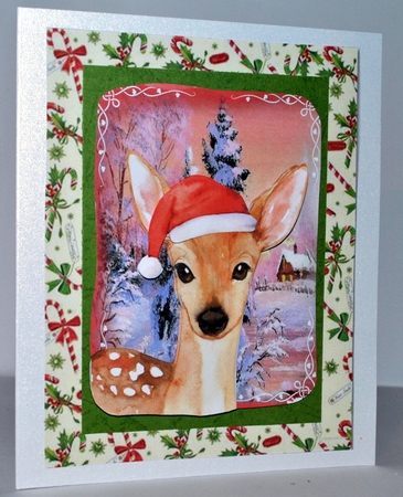 Festive Reindeer by Kristina Norbat