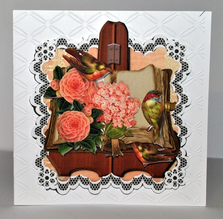 Vintage Book Birds & Roses Mini Kit by Kristina Norbat