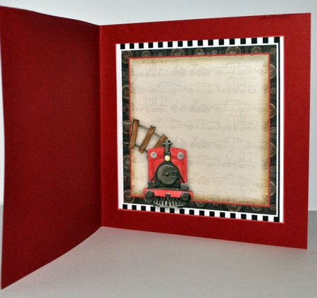 Trainspotter Card Front Kit by Kristina Norbat