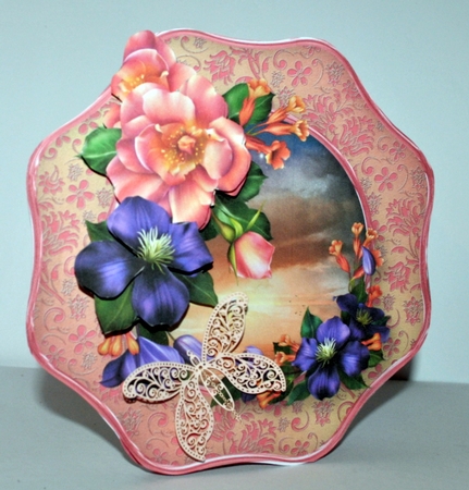 Peaceful Sunset - Wavy Octagon Card Mini Kit by Kristina Norbat