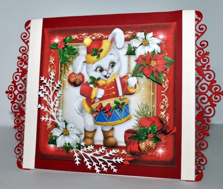 Cute Christmas Winter Bunny Mini Kit by Kristina Norbat