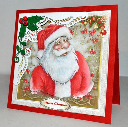 Jolly Old Santa  by Kristina Norbat