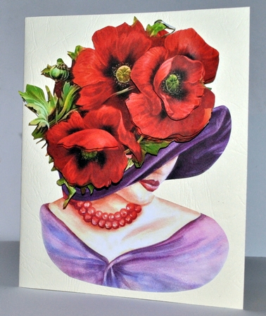 Poppy Cluster Decoupage by Kristina Norbat