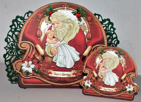 Baby Jesus and Santa Claus Mini Kit by Kristina Norbat