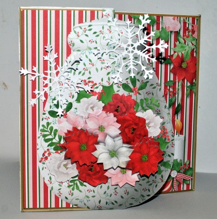 Christmas Posy - Money Pot Card With Gift Pocket Mini Kit by Kristina Norbat