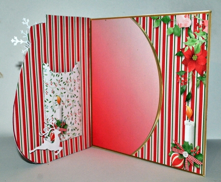 Christmas Posy - Money Pot Card With Gift Pocket Mini Kit by Kristina Norbat