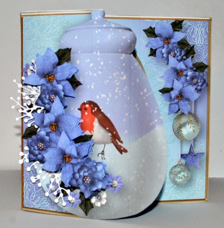 Robin in the Snow - Money Pot Card With Gift Pocket Mini Kit by Kristina Norbat