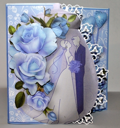 Wedding Wishes - Money Pot Card With Gift Pocket Mini Kit by Kristina Norbat