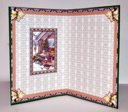  JJ THE CHRISTMAS POTTING SHED 5X7 INSERT BLANK. by Kristina Norbat