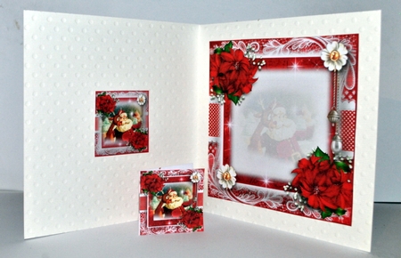 Santa And Rudolph Selfie Card Front Kit by Kristina Norbat