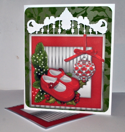 Little Red Christmas Shoes Mini Kit by Kristina Norbat