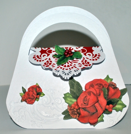CU Red Christmas Roses by Kristina Norbat