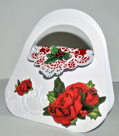 CU Red Christmas Roses by Kristina Norbat