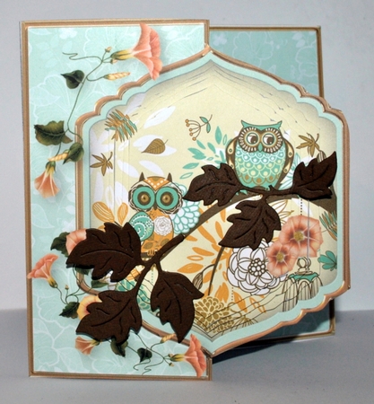 Two Owls Offset Front Card Mini Kit by Kristina Norbat