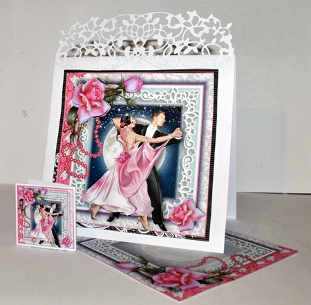 Dancing In The Moonlight Card Front Kit by Kristina Norbat