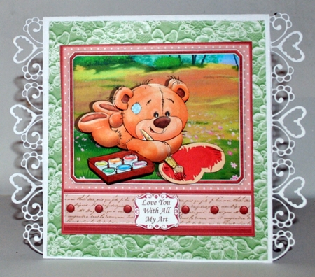 LOVING TEDDIES BUMPER KIT  by Kristina Norbat