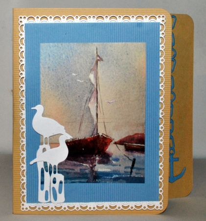 Watercolour Painting - Boat  by Kristina Norbat