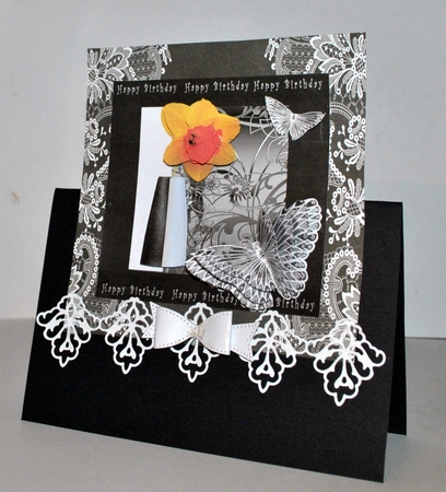 Elegant Spring Flower - Decoupage by Kristina Norbat
