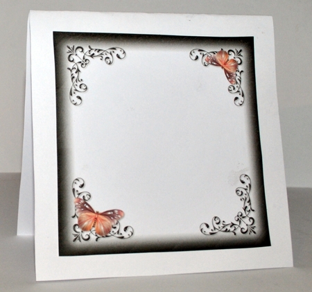 Elegant Silhouette Valentine Insert by Kristina Norbat
