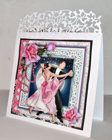Dancing Set of 4 Card Front Kits by Kristina Norbat