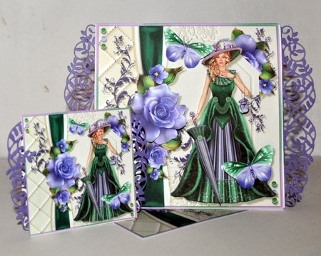 The Green Satin Dress by Kristina Norbat