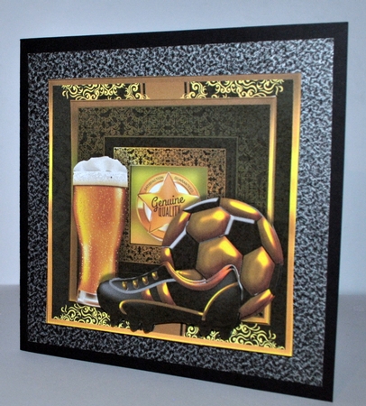 Beer And Ball Card Front Kit by Kristina Norbat