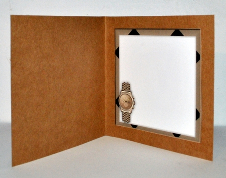 Shaped male Card Clock & Roses Mini Kit by Kristina Norbat
