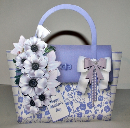 White Cluster - Bag Card Mini Kit by Kristina Norbat