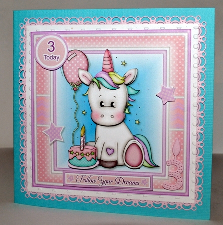Birthday Unicorn Mini Kit - With Age Badges 1 to 4 Years by Kristina Norbat