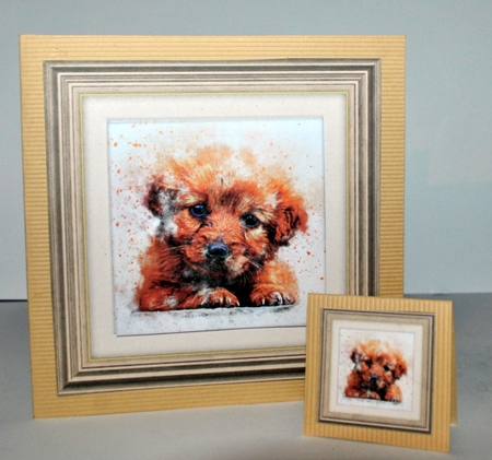 Dog 4  8x8 Card Front / Topper by Kristina Norbat