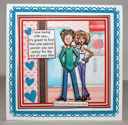 BEING WITH YOU Humorous Young Ones 7.5 Decoupage & Insert Mini Kit by Kristina Norbat