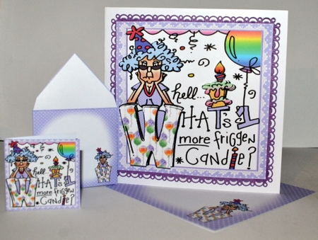 8x8 Stella whats one more candle mini kit by Kristina Norbat