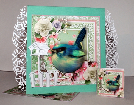 A Little Bird Card Front Kit by Kristina Norbat