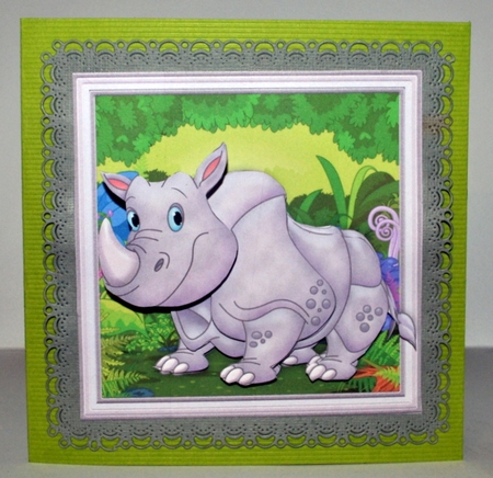 WOBBLY HEAD ANIMAL CARDS 7.5 Decoupage, Ages & Inserts Bumper Kit by Kristina Norbat